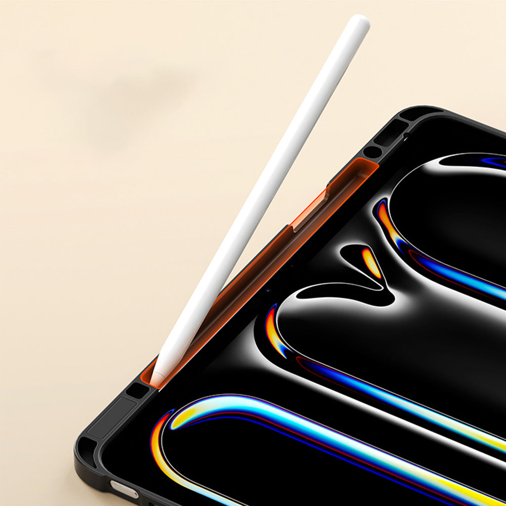 Schutzhülle mit Klappe für iPad Pro 13" 2025 / 2024, Dux Ducis Vers, Schwarz