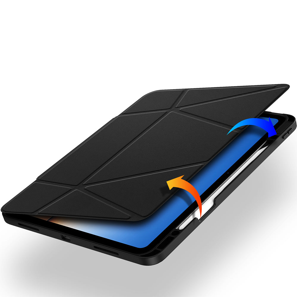 Schutzhülle mit Klappe für iPad Pro 13" 2025 / 2024, Dux Ducis Vers, Schwarz
