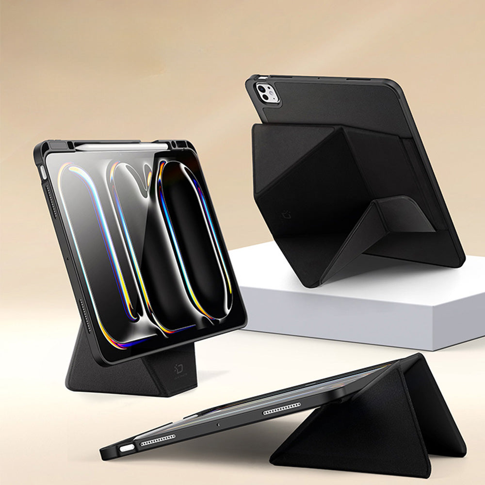 Schutzhülle mit Klappe für iPad Pro 13" 2025 / 2024, Dux Ducis Vers, Schwarz