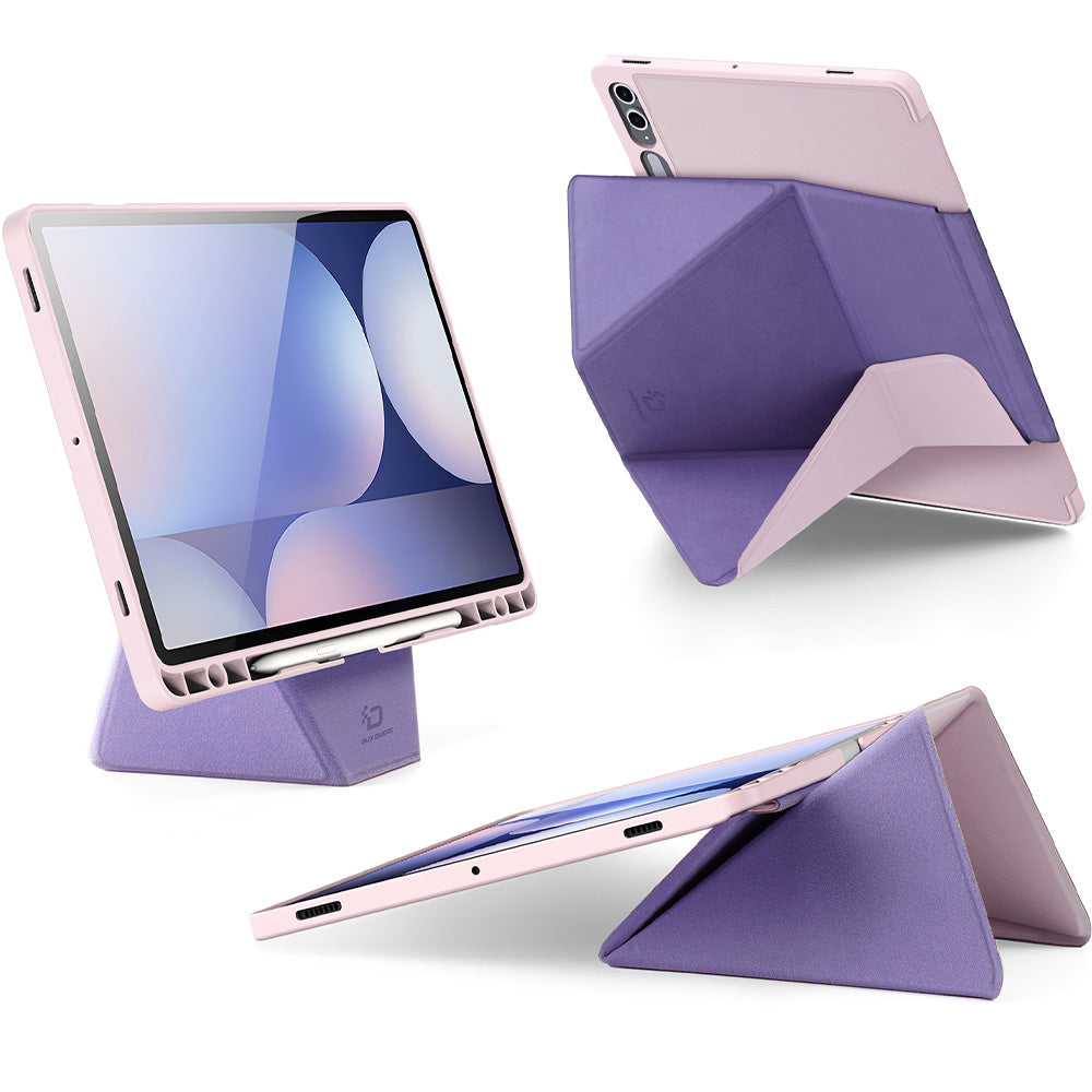 Schutzhülle mit Klappe für Galaxy Tab S10 Plus / S9 FE Plus / S9 Plus, Dux Ducis Vers, Rosa