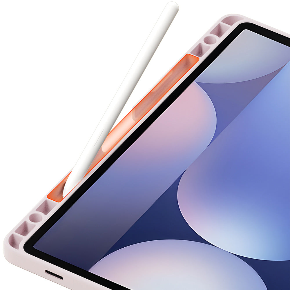 Schutzhülle mit Klappe für Galaxy Tab S10 Plus / S9 FE Plus / S9 Plus, Dux Ducis Vers, Rosa