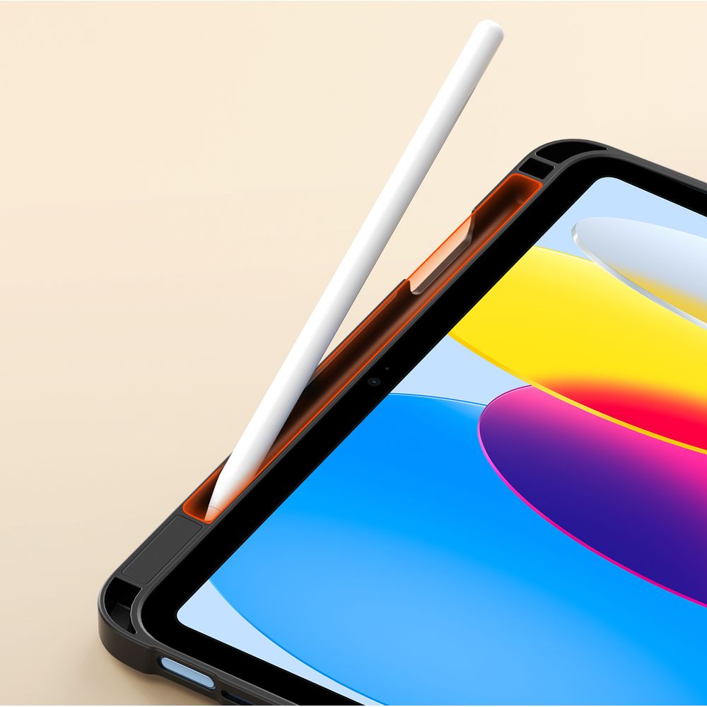 Schutzhülle mit Klappe für iPad 11 / 10 gen. 2025 / 2022, Dux Ducis Vers, Schwarz