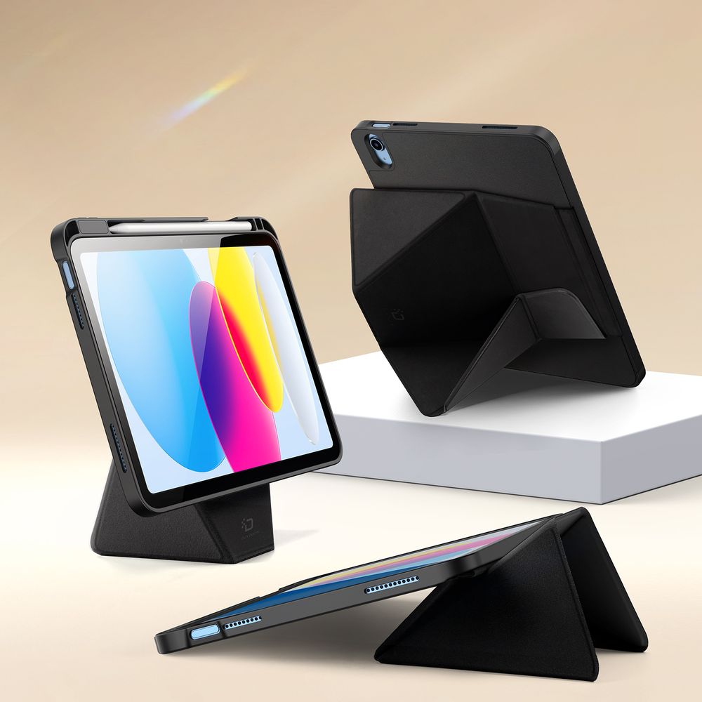 Schutzhülle mit Klappe für iPad 11 / 10 gen. 2025 / 2022, Dux Ducis Vers, Schwarz