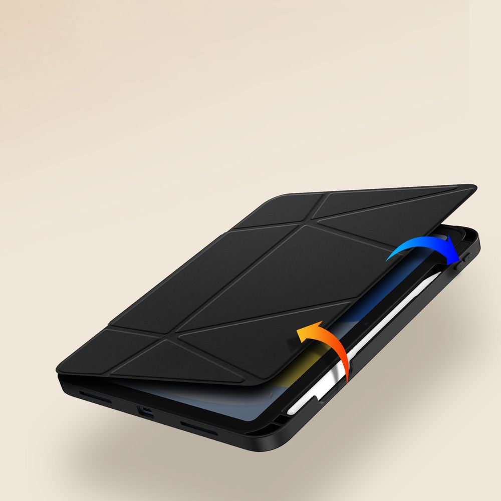 Schutzhülle mit Klappe für iPad 11 / 10 gen. 2025 / 2022, Dux Ducis Vers, Schwarz