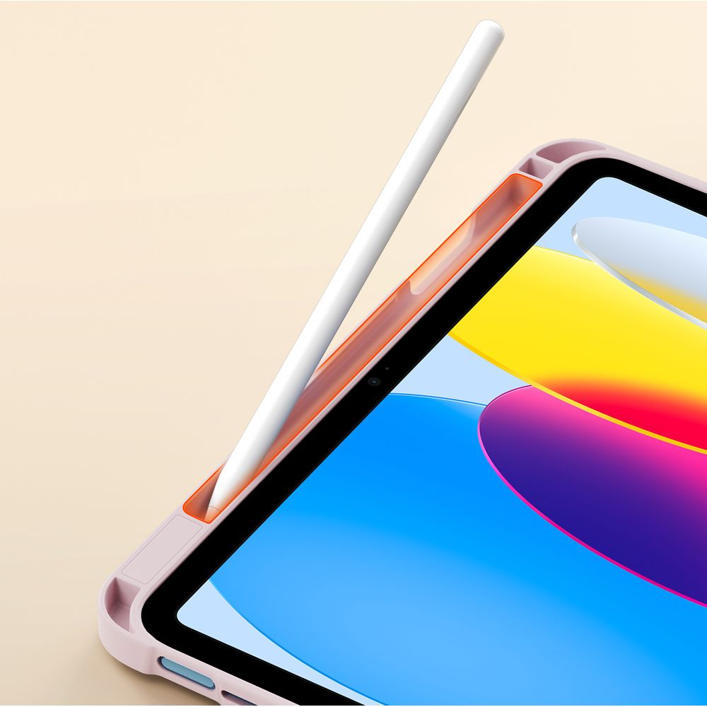 Schutzhülle mit Klappe für iPad 11 / 10 gen. 2025 / 2022, Dux Ducis Vers, Rosa
