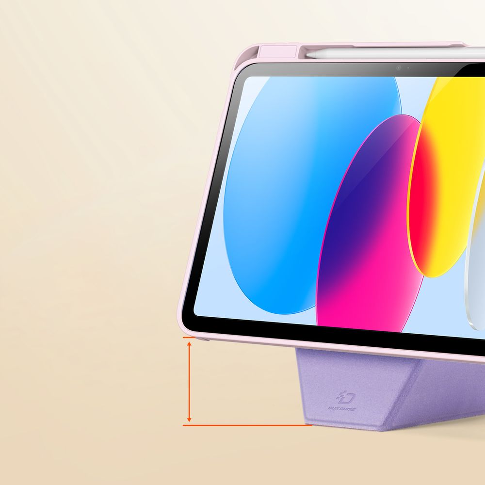 Schutzhülle mit Klappe für iPad 11 / 10 gen. 2025 / 2022, Dux Ducis Vers, Rosa