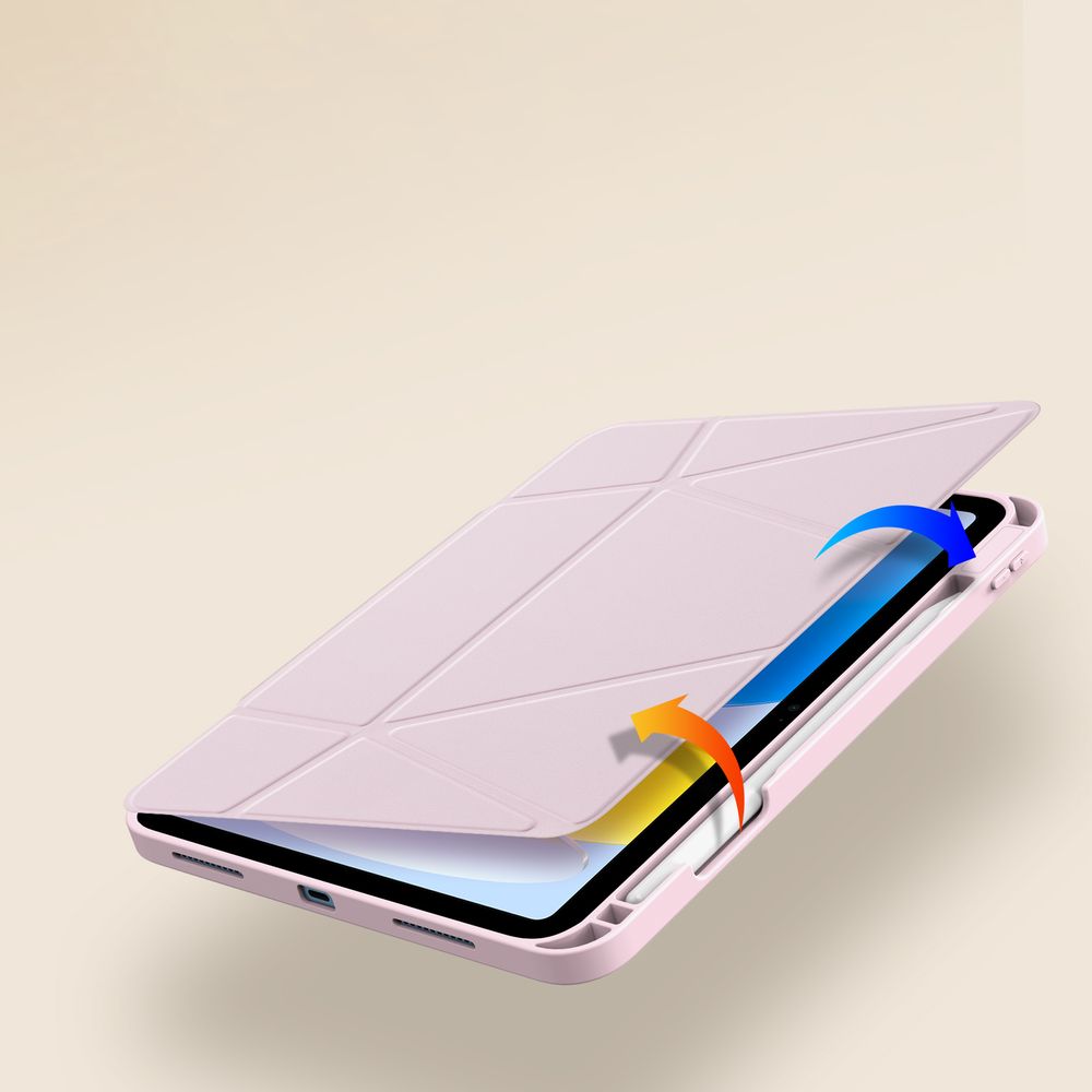 Schutzhülle mit Klappe für iPad 11 / 10 gen. 2025 / 2022, Dux Ducis Vers, Rosa
