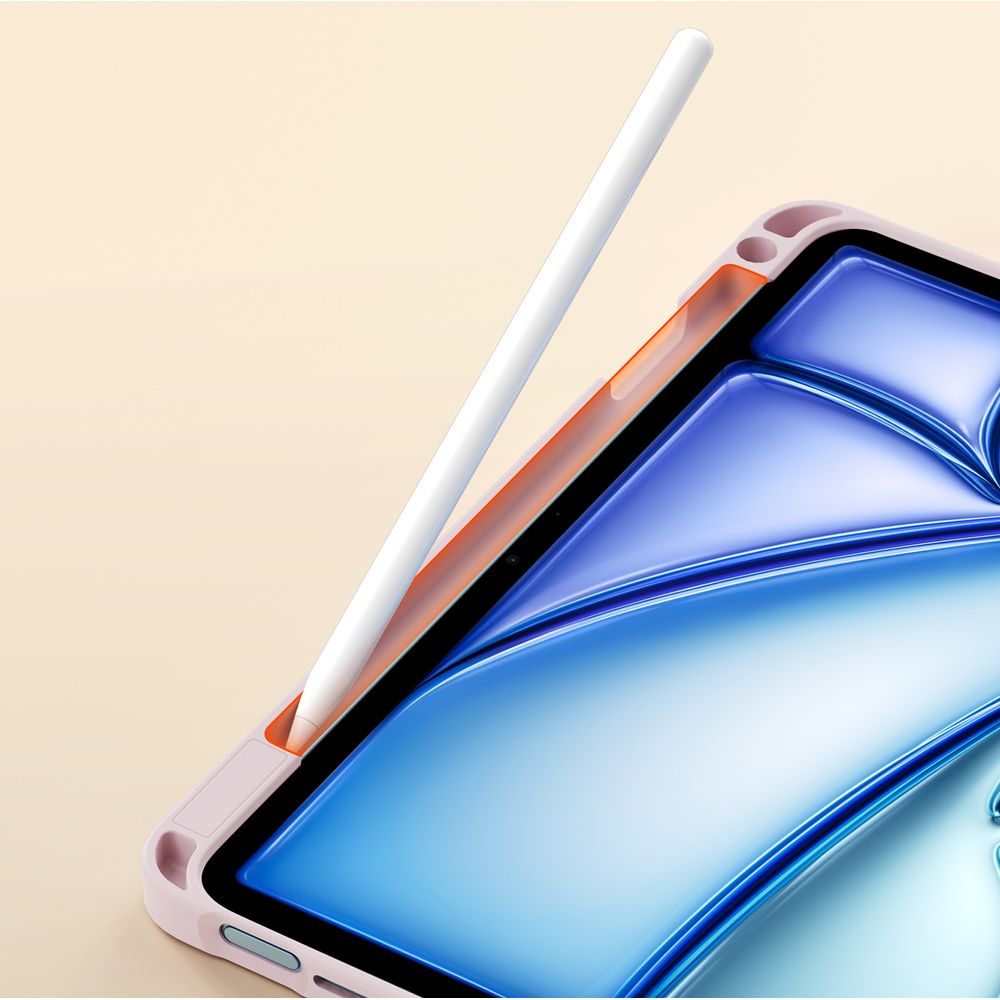 Schutzhülle mit Klappe für iPad Air 11" / 10.9" 2020-2026 / Pro 11" 2018-2022, Dux Ducis Vers, Rosa