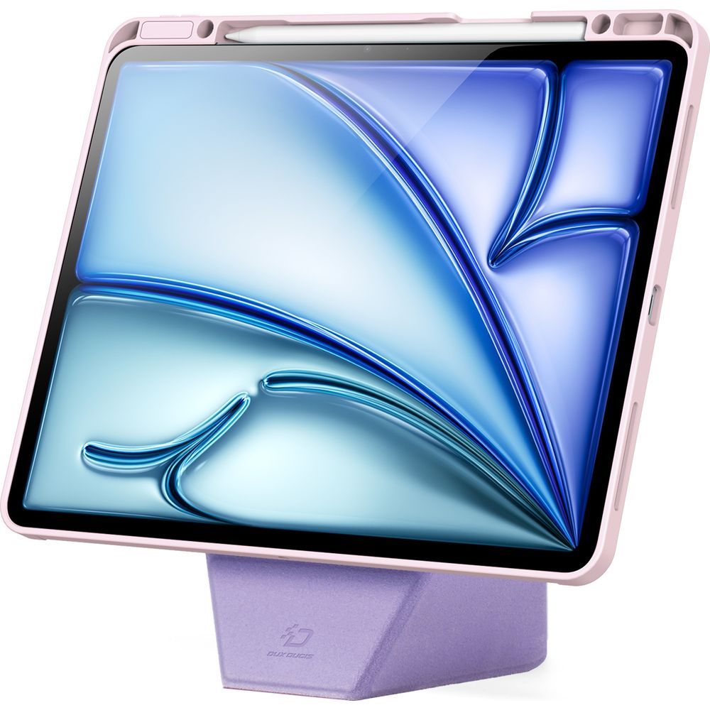 Schutzhülle mit Klappe für iPad Air 13" M4/M3/M2 / Pro 12,9" 2018-2022, Dux Ducis Vers, Rosa