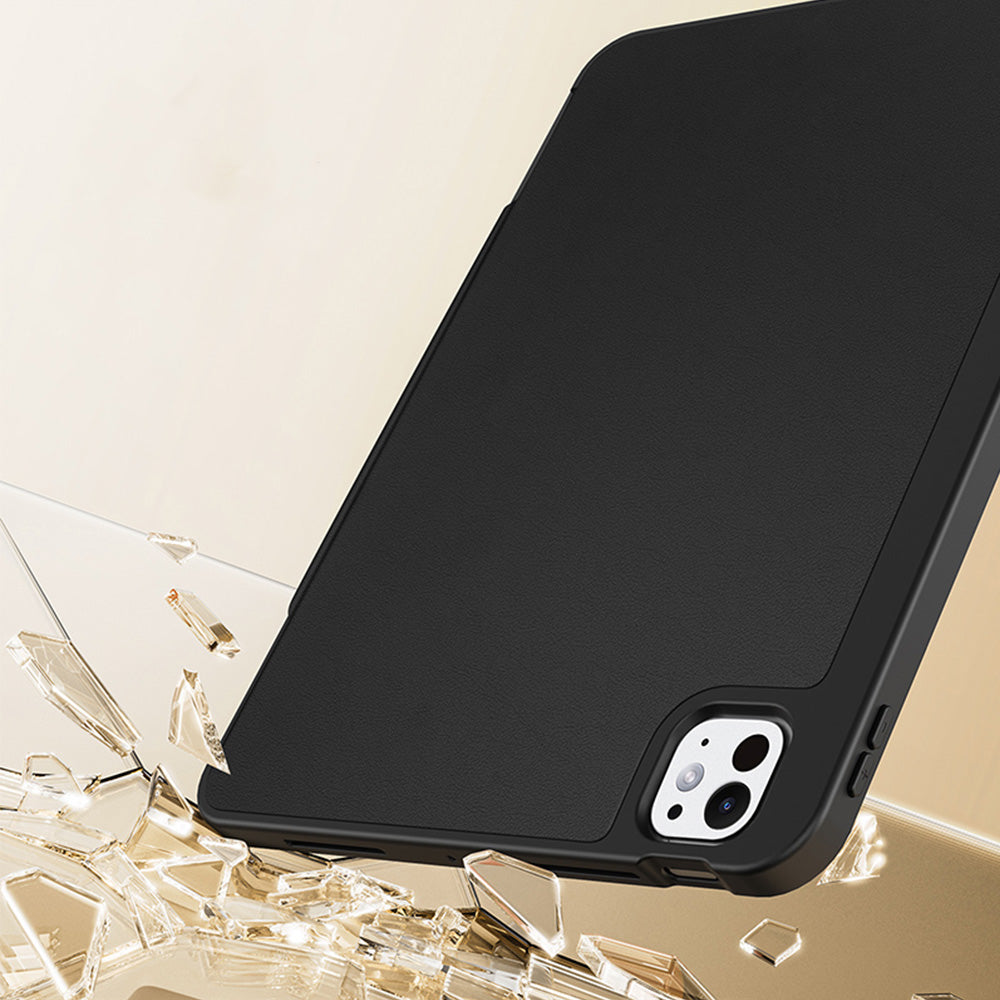 Schutzhülle mit Klappe für iPad Pro 11" 2025 / 2024, Dux Ducis Vers, Schwarz