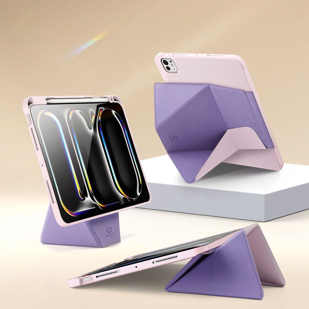 Schutzhülle mit Klappe für iPad Pro 11" 2025 / 2024, Dux Ducis Vers, Rosa