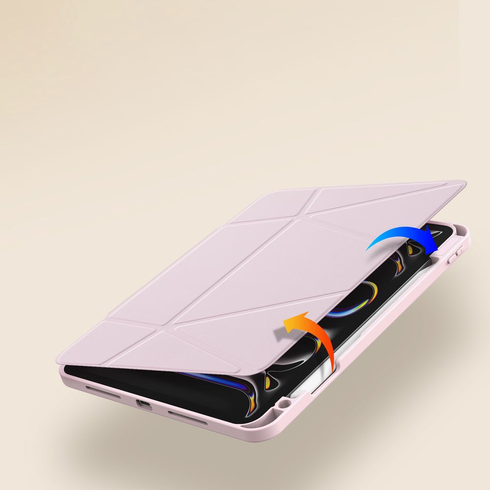 Schutzhülle mit Klappe für iPad Pro 11" 2025 / 2024, Dux Ducis Vers, Rosa