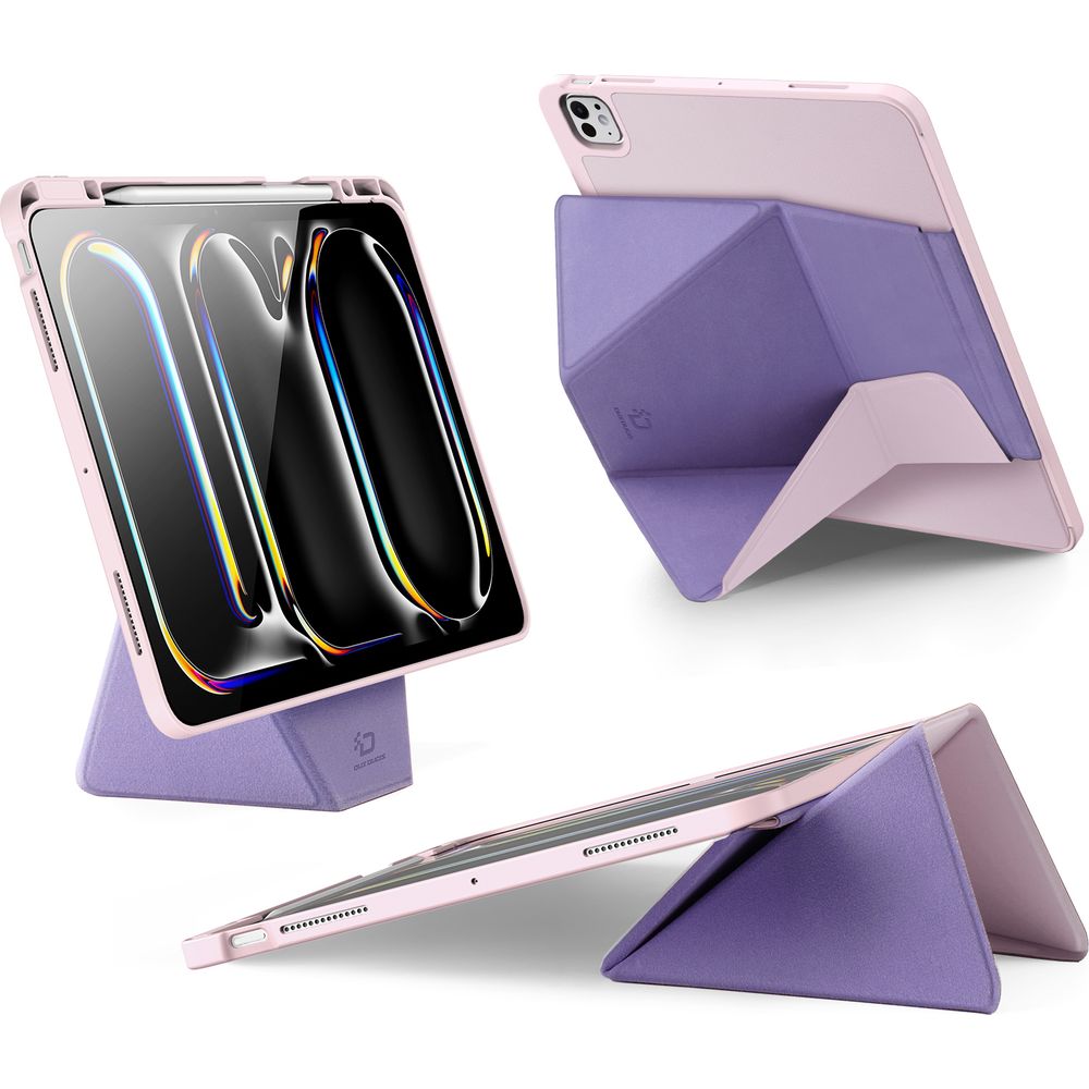 Schutzhülle mit Klappe für iPad Pro 13" 2025 / 2024, Dux Ducis Vers, Rosa