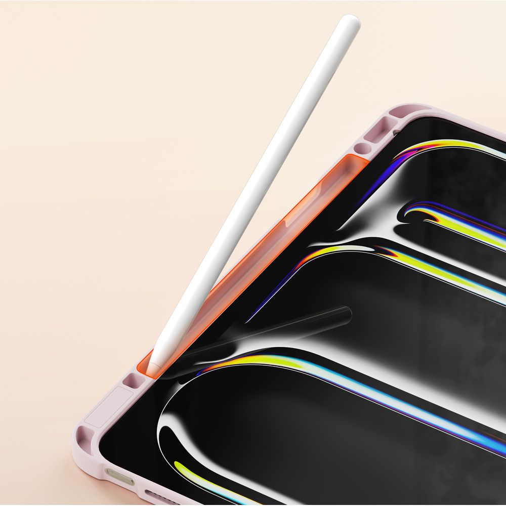 Schutzhülle mit Klappe für iPad Pro 13" 2025 / 2024, Dux Ducis Vers, Rosa