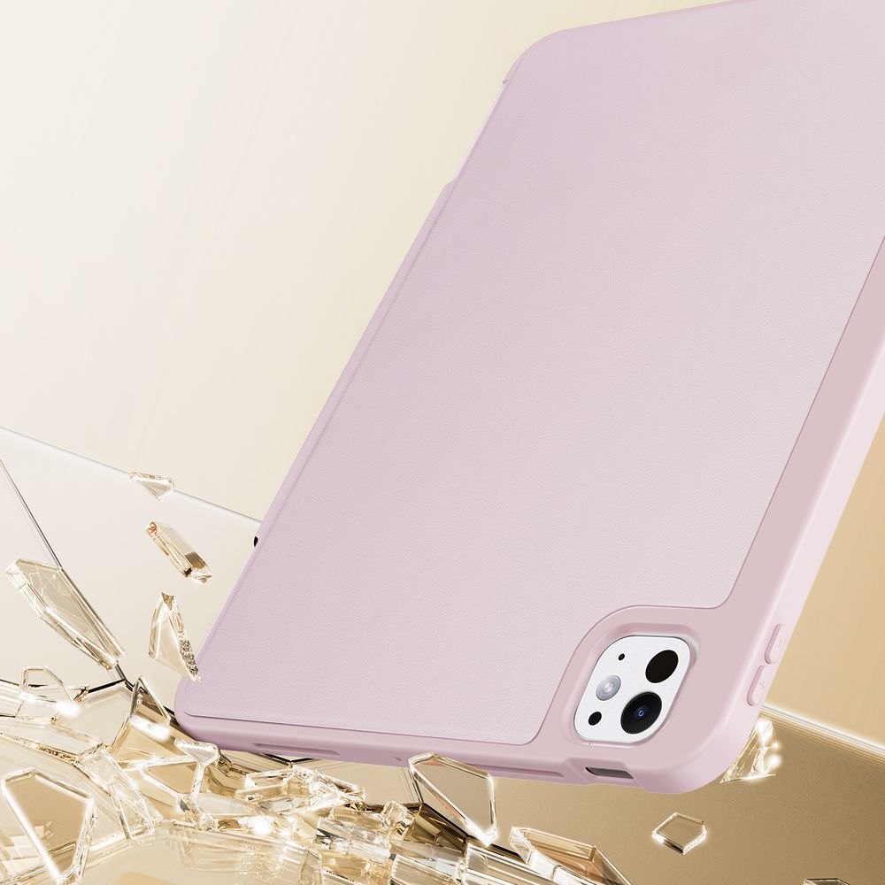 Schutzhülle mit Klappe für iPad Pro 13" 2025 / 2024, Dux Ducis Vers, Rosa