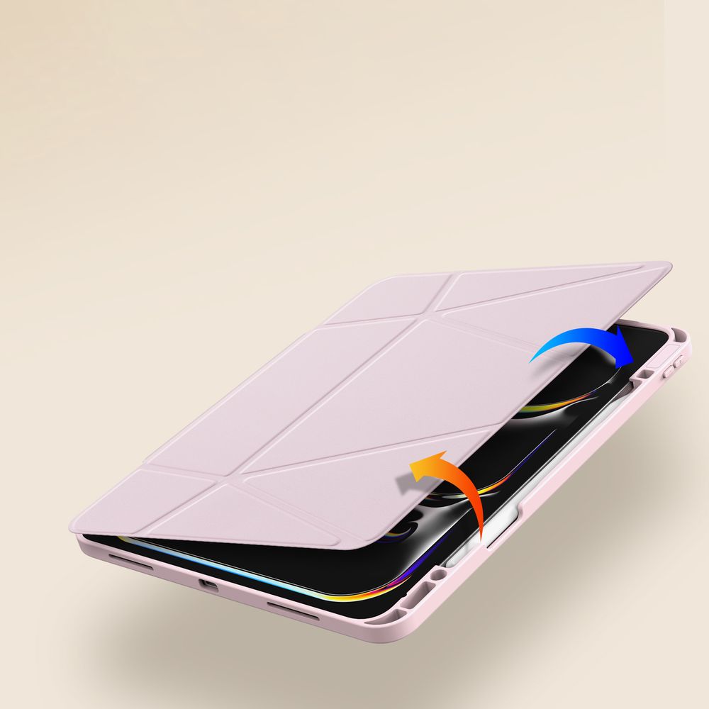 Schutzhülle mit Klappe für iPad Pro 13" 2025 / 2024, Dux Ducis Vers, Rosa
