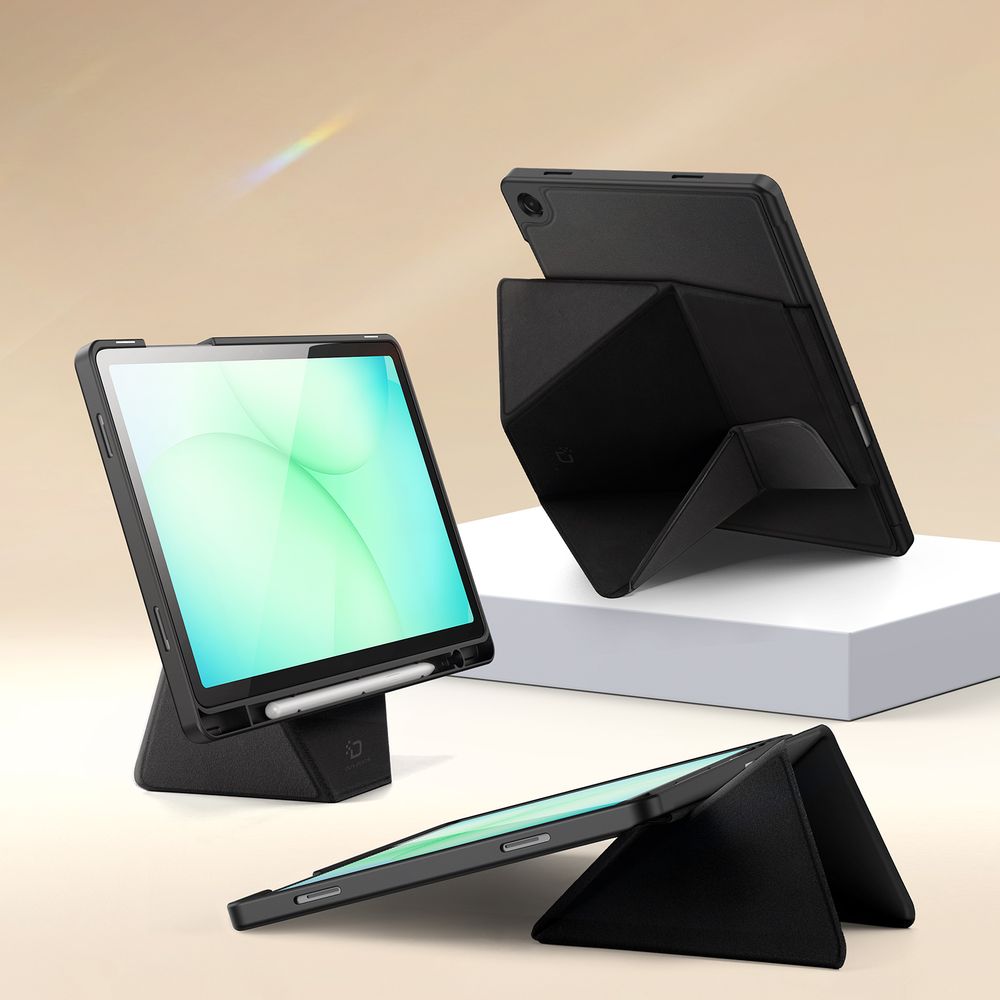 Schutzhülle mit Klappe für Galaxy Tab A11 Plus / A9 Plus, Dux Ducis Vers, Schwarz