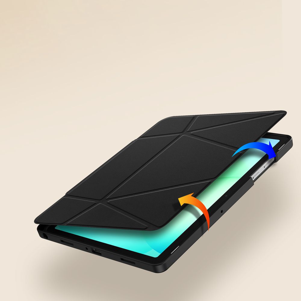 Schutzhülle mit Klappe für Galaxy Tab A11 Plus / A9 Plus, Dux Ducis Vers, Schwarz