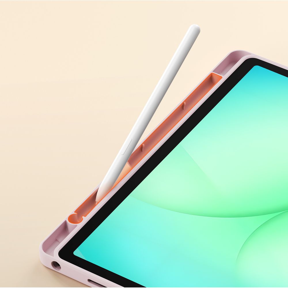 Schutzhülle mit Klappe für Galaxy Tab A11 Plus / A9 Plus, Dux Ducis Vers, Rosa