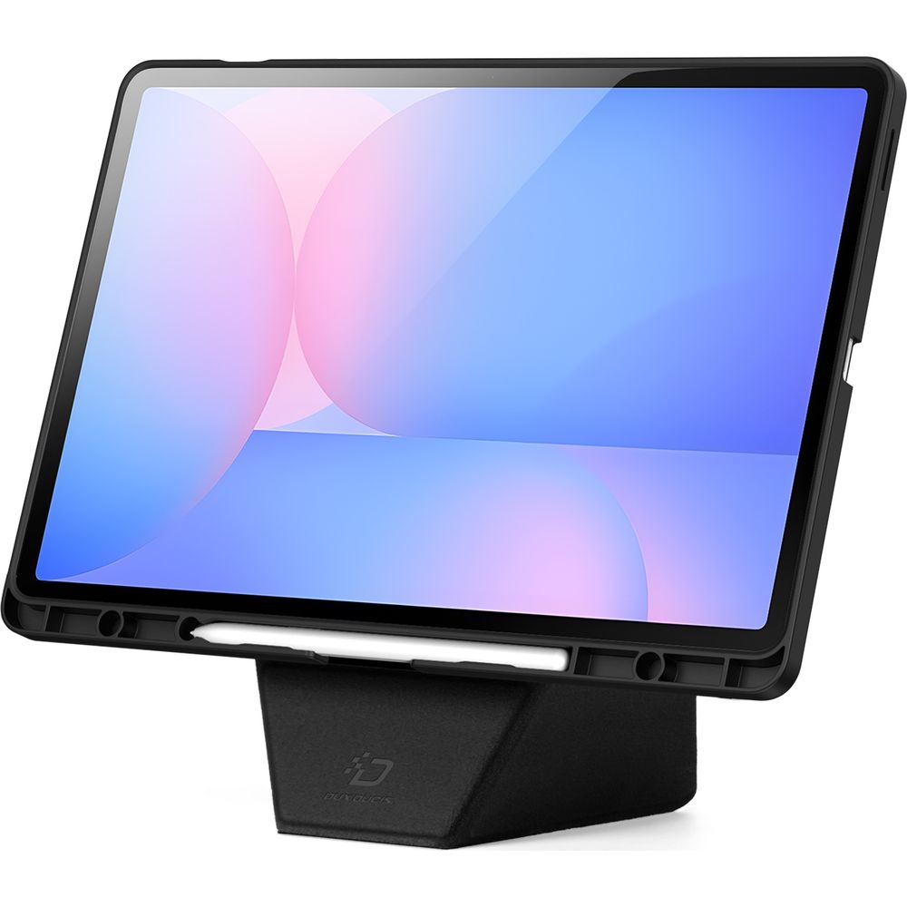Schutzhülle mit Klappe für Galaxy Tab S10 FE Plus, Dux Ducis Vers, Schwarz