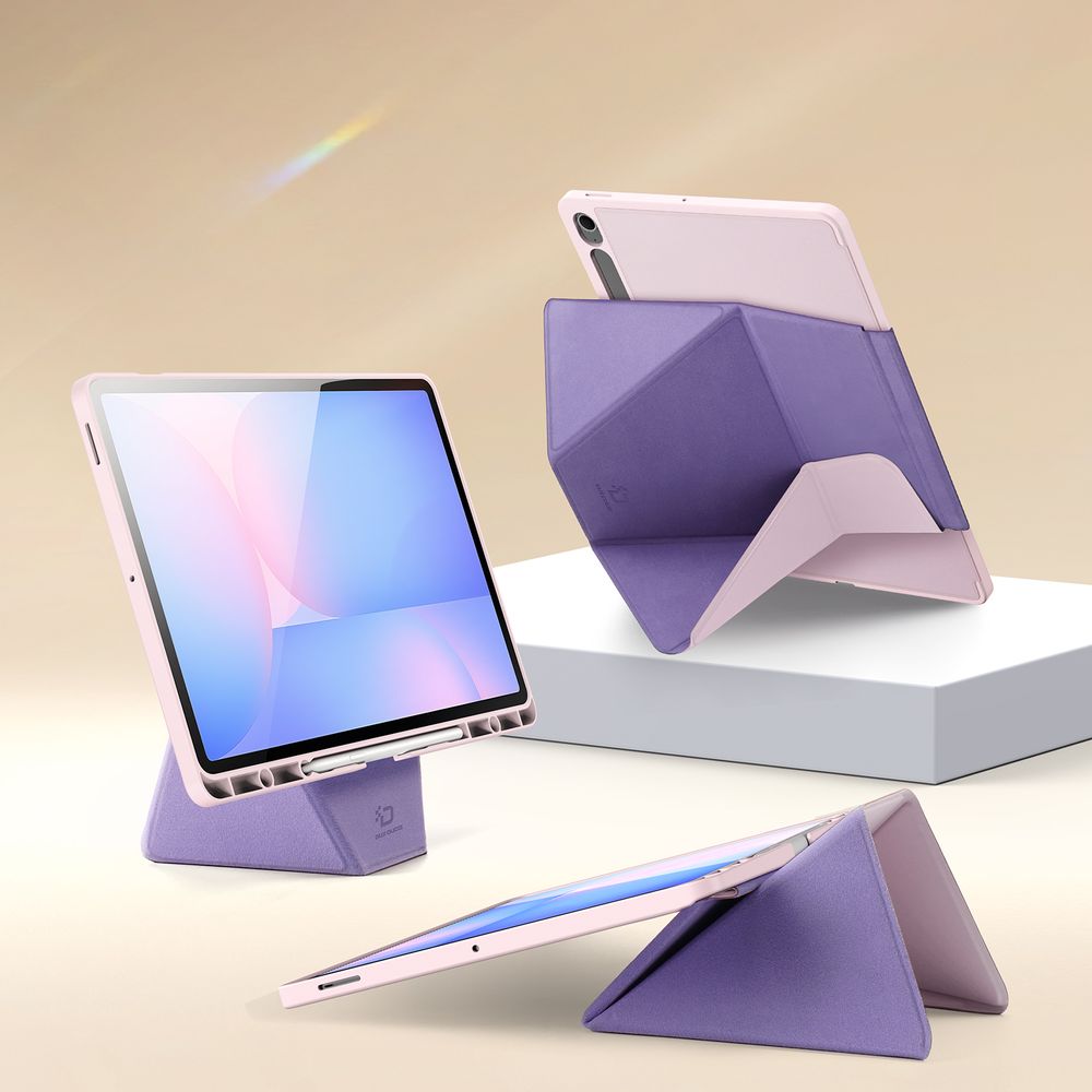 Schutzhülle mit Klappe für Galaxy Tab S10 FE Plus, Dux Ducis Vers, Rosa