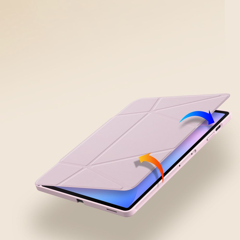 Schutzhülle mit Klappe für Galaxy Tab S10 FE Plus, Dux Ducis Vers, Rosa