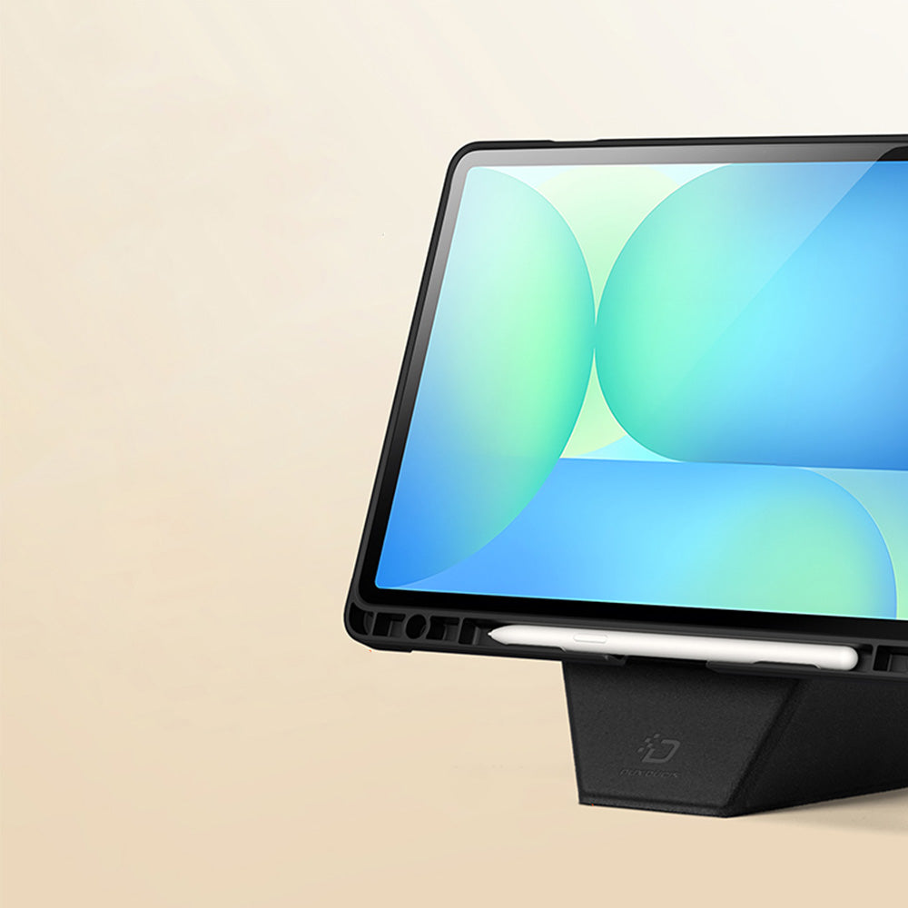 Schutzhülle mit Klappe für Galaxy Tab S10 Lite / S10 FE / S9 / S9 FE, Dux Ducis Vers, Schwarz