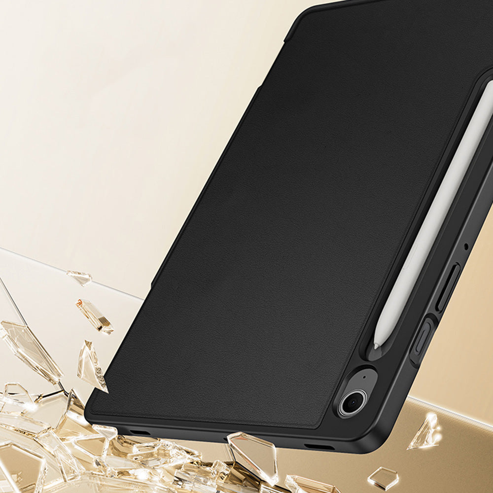 Schutzhülle mit Klappe für Galaxy Tab S10 Lite / S10 FE / S9 / S9 FE, Dux Ducis Vers, Schwarz