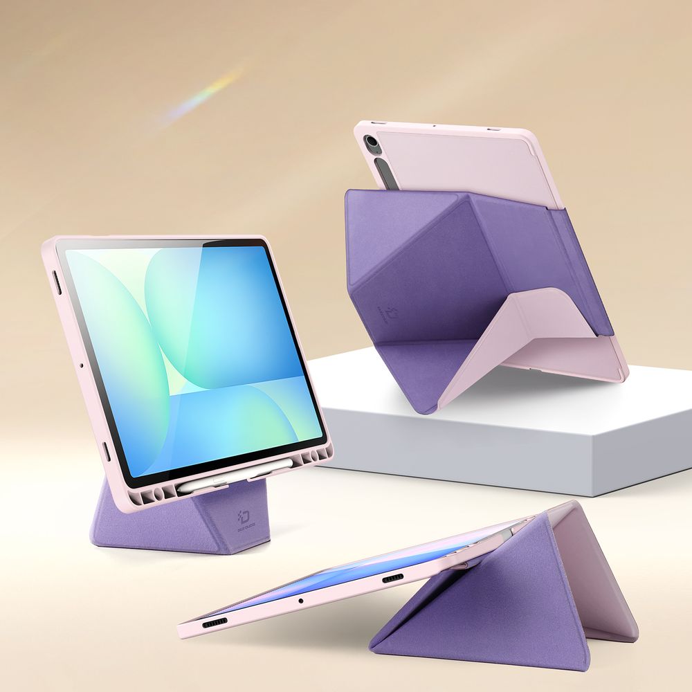 Schutzhülle mit Klappe für Galaxy Tab S10 Lite / S10 FE / S9 / S9 FE, Dux Ducis Vers, Rosa