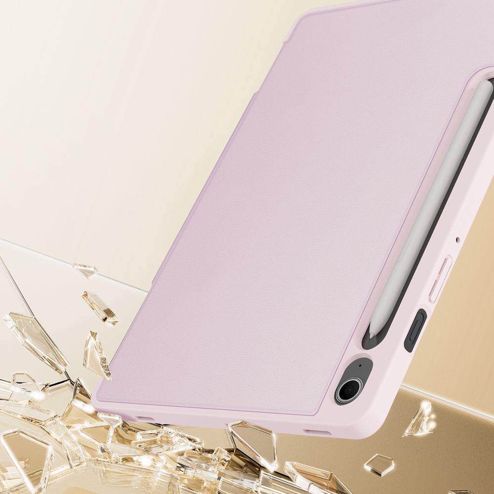 Schutzhülle mit Klappe für Galaxy Tab S10 Lite / S10 FE / S9 / S9 FE, Dux Ducis Vers, Rosa