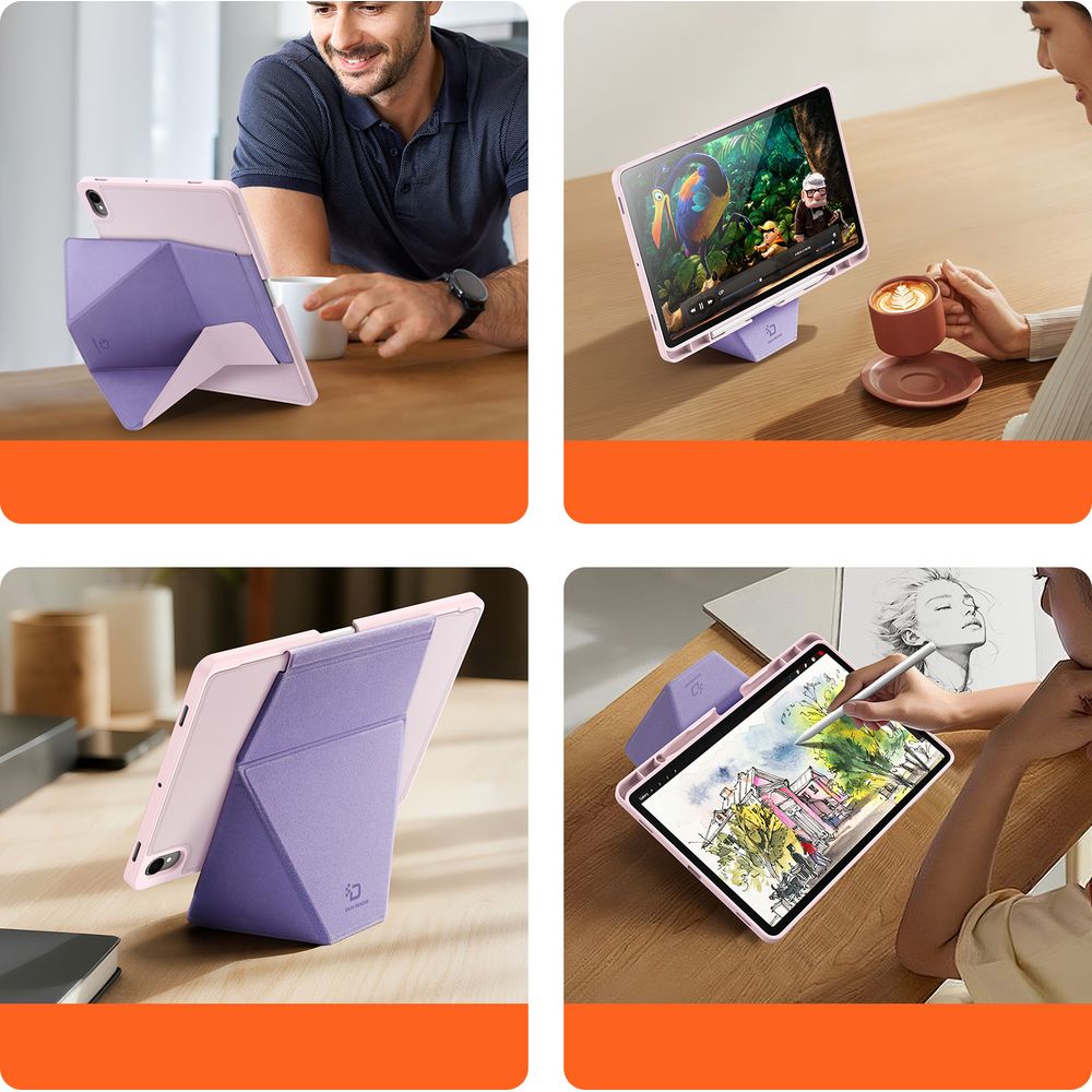 Schutzhülle mit Klappe für Galaxy Tab S11, Dux Ducis Vers, Rosa