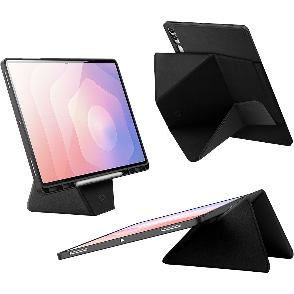 Schutzhülle mit Klappe für Galaxy Tab S11 Ultra / S10 Ultra / S9 Ultra, Dux Ducis Vers, Schwarz