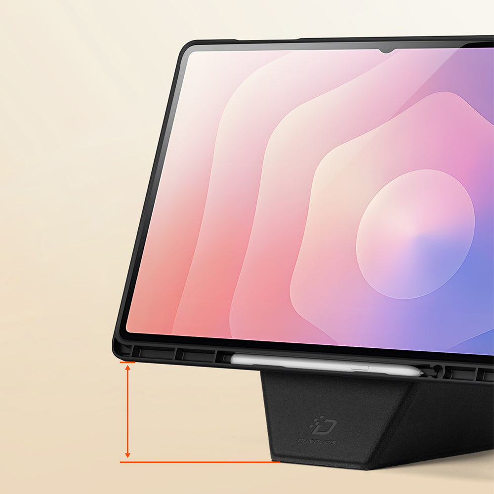Schutzhülle mit Klappe für Galaxy Tab S11 Ultra / S10 Ultra / S9 Ultra, Dux Ducis Vers, Schwarz