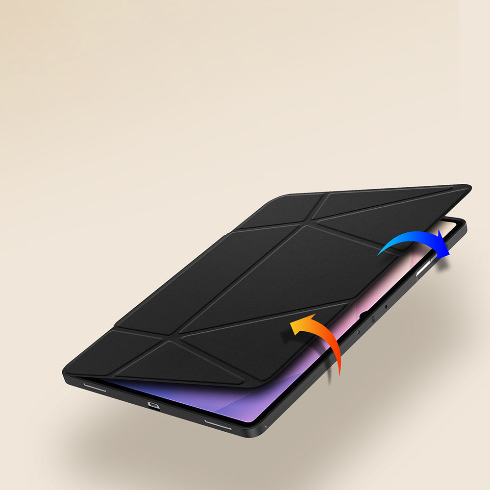 Schutzhülle mit Klappe für Galaxy Tab S11 Ultra / S10 Ultra / S9 Ultra, Dux Ducis Vers, Schwarz