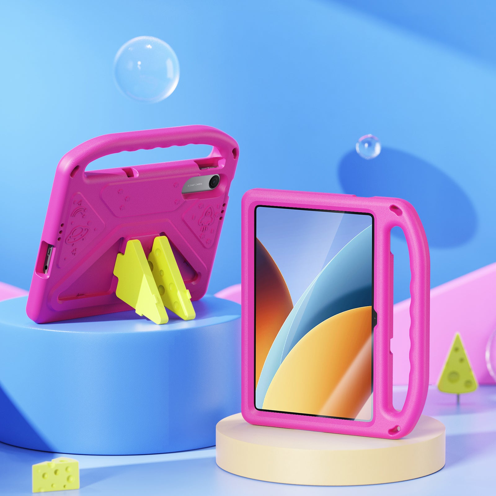 Schutzhülle für Xiaomi Redmi Pad 2 / Poco Pad C1, Dux Ducis Puff, Rosa