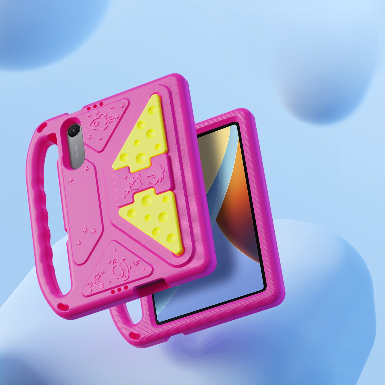 Schutzhülle für Xiaomi Redmi Pad 2 / Poco Pad C1, Dux Ducis Puff, Rosa
