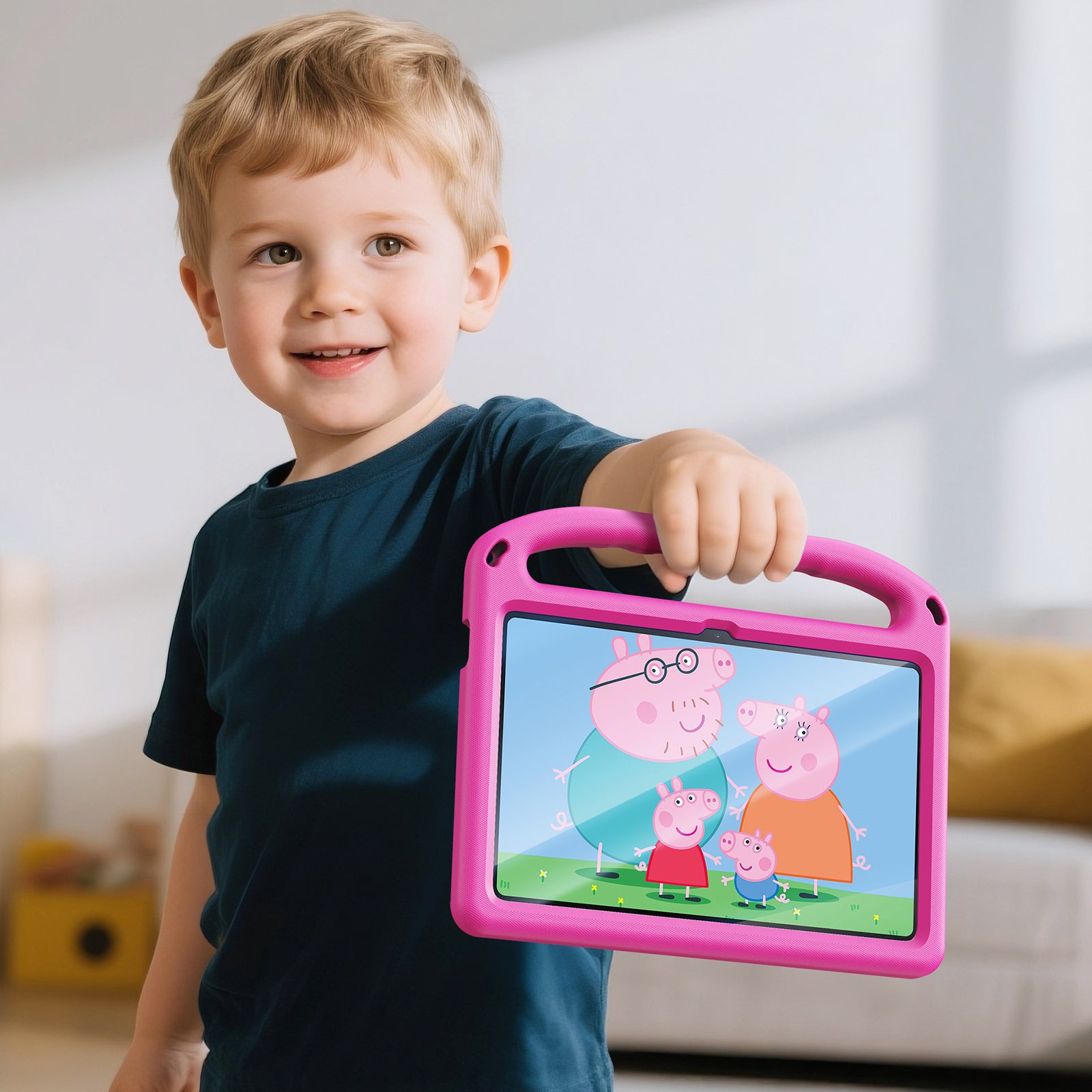 Schutzhülle für Xiaomi Redmi Pad 2 / Poco Pad C1, Dux Ducis Puff, Rosa