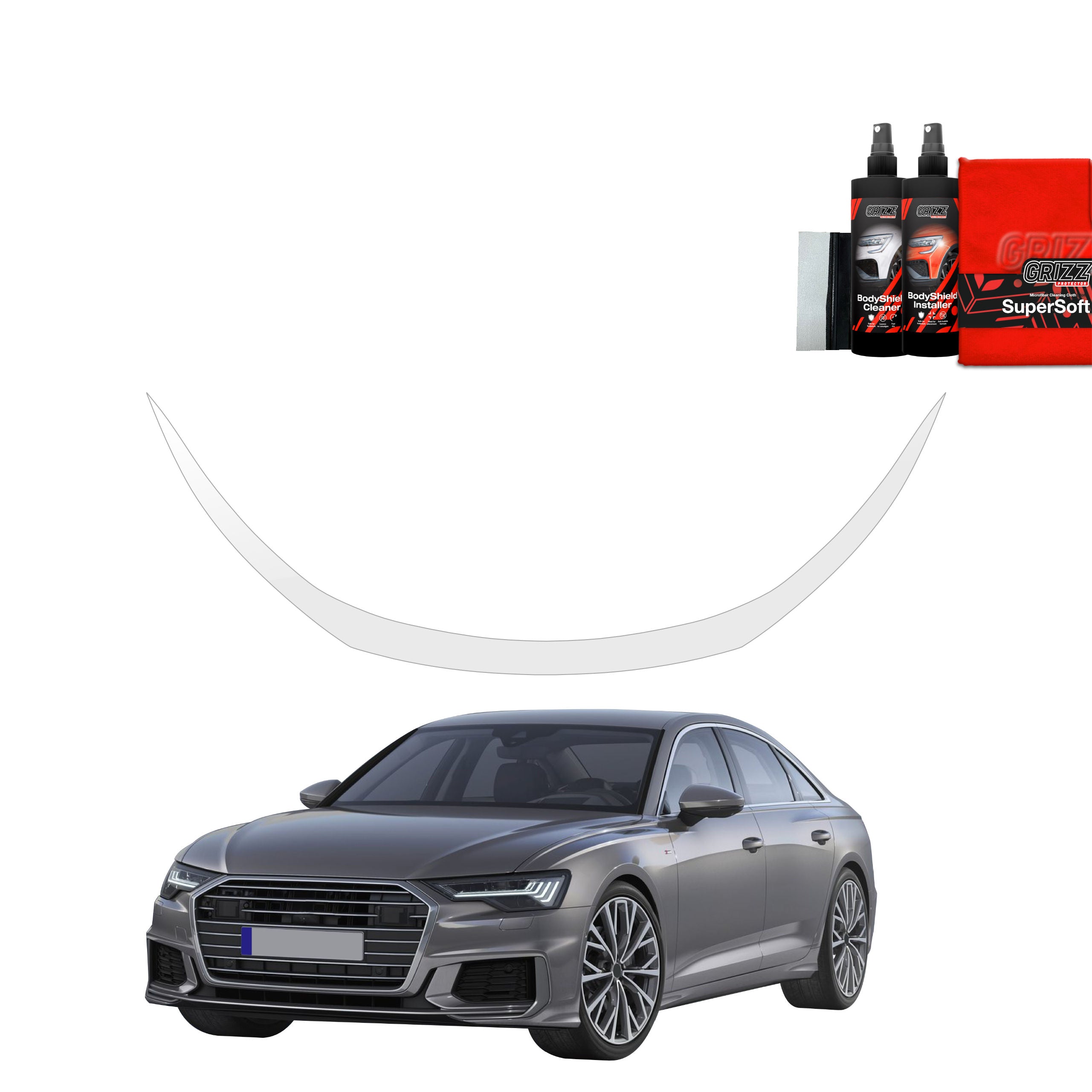 Schutzfolie Grizz Protector für Motorhaube - Audi A6 C8 Sedan (2018-2023)