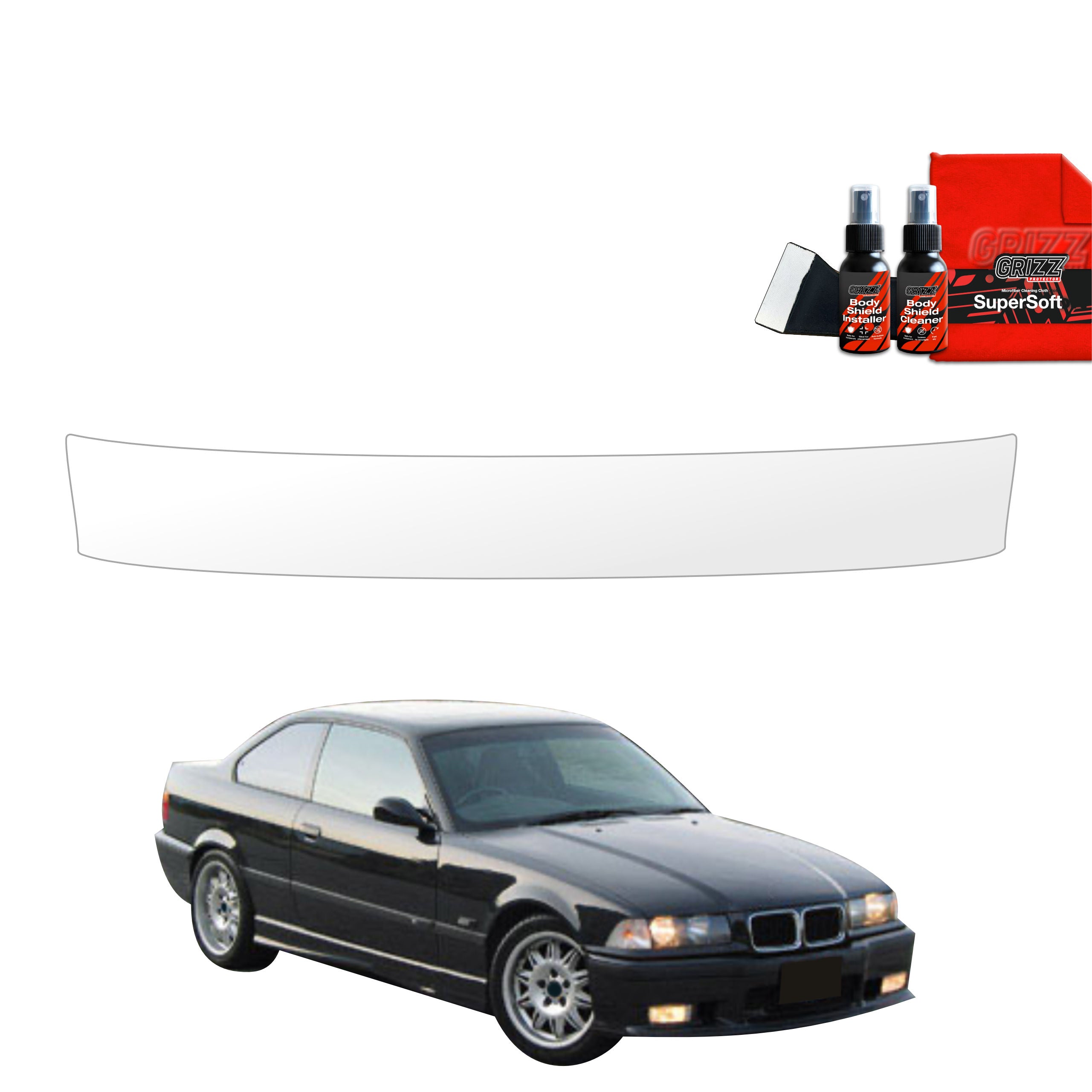 Schutzfolie Grizz Protector für Ladekante - BMW 3 E36 Coupe (1991-1999)