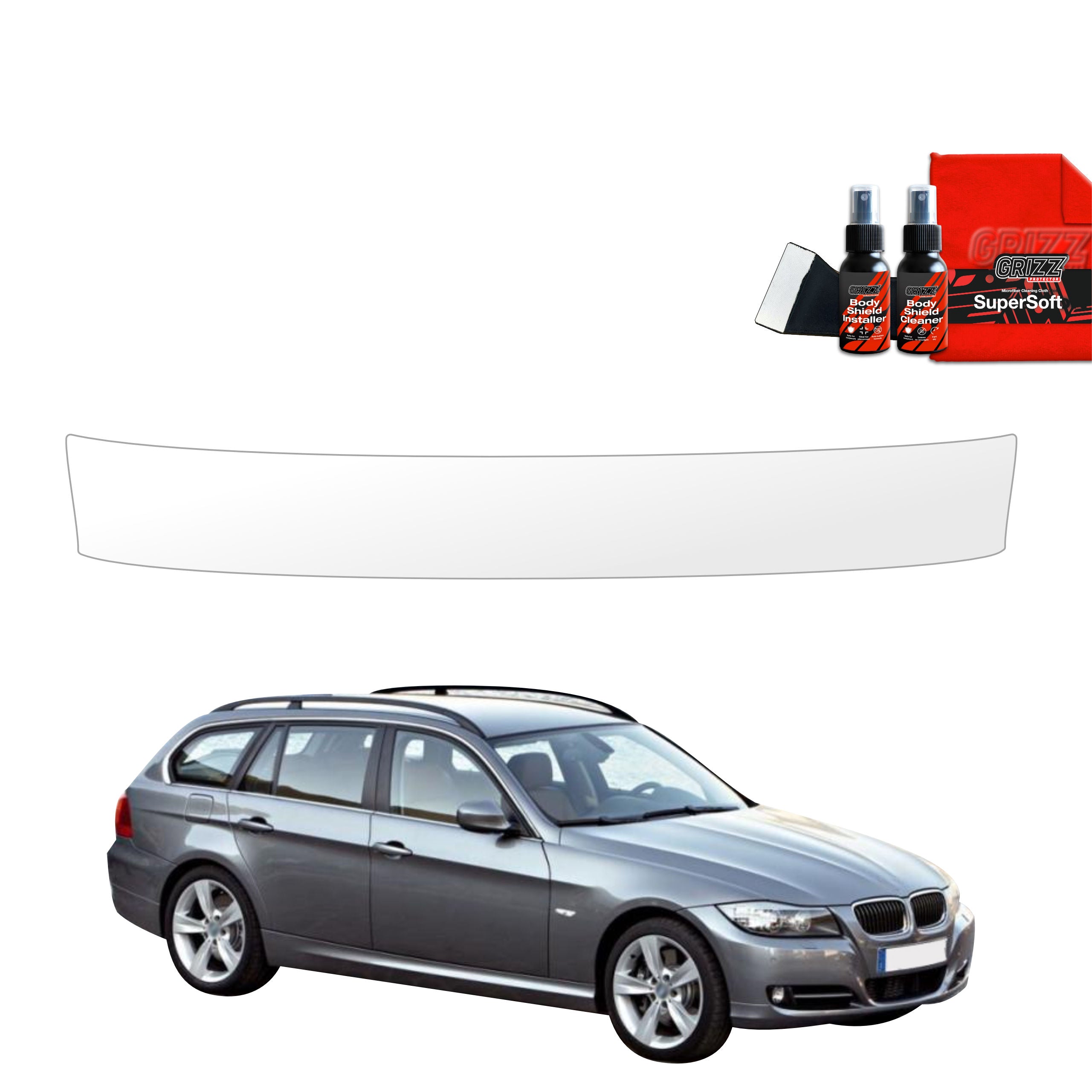 Schutzfolie Grizz Protector für Ladekante - BMW 3 E91 Kombi Pre-LCI (2004-2008)