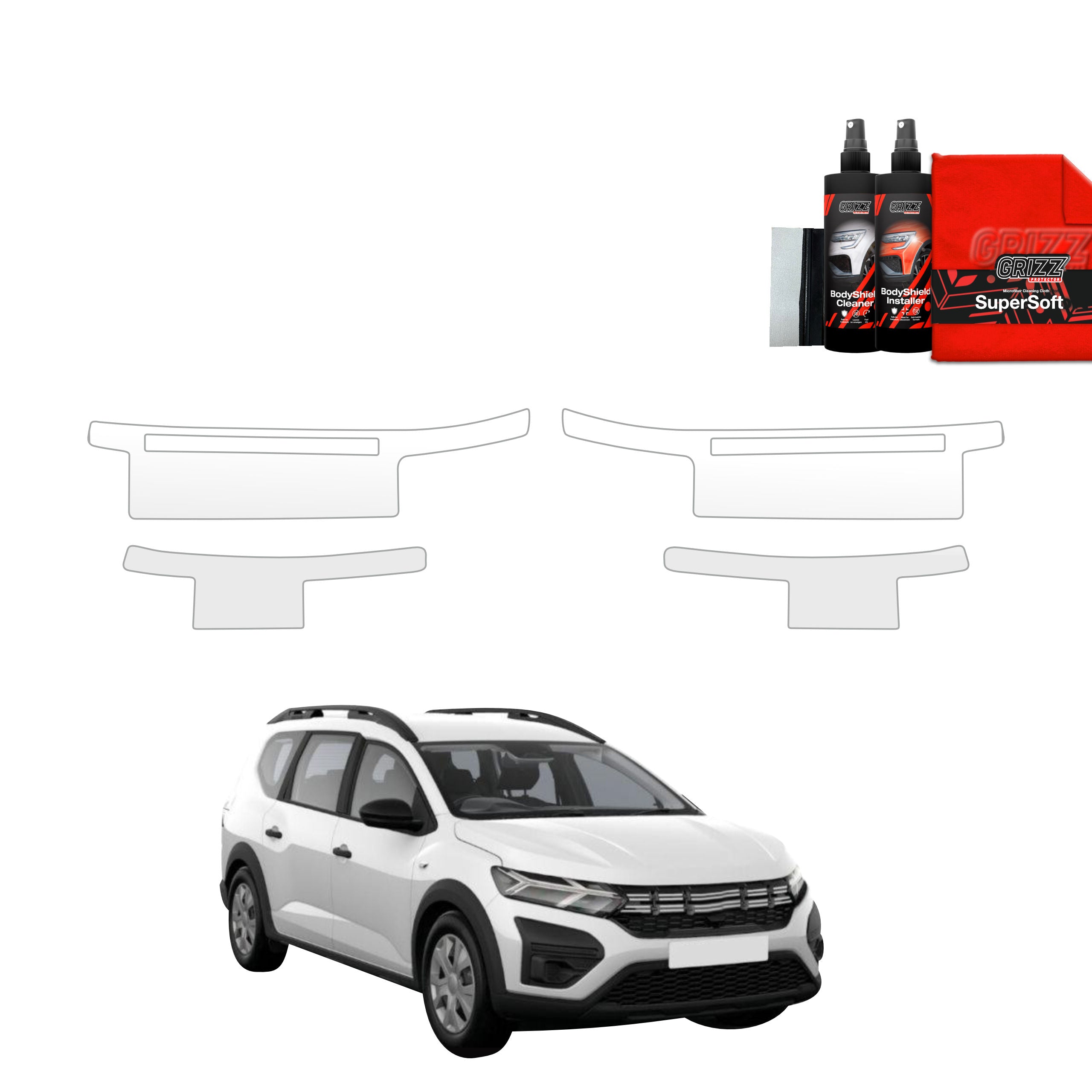 4in1 Schutzfolie Grizz Protector für Schweller - Dacia Jogger (2022-2026)
