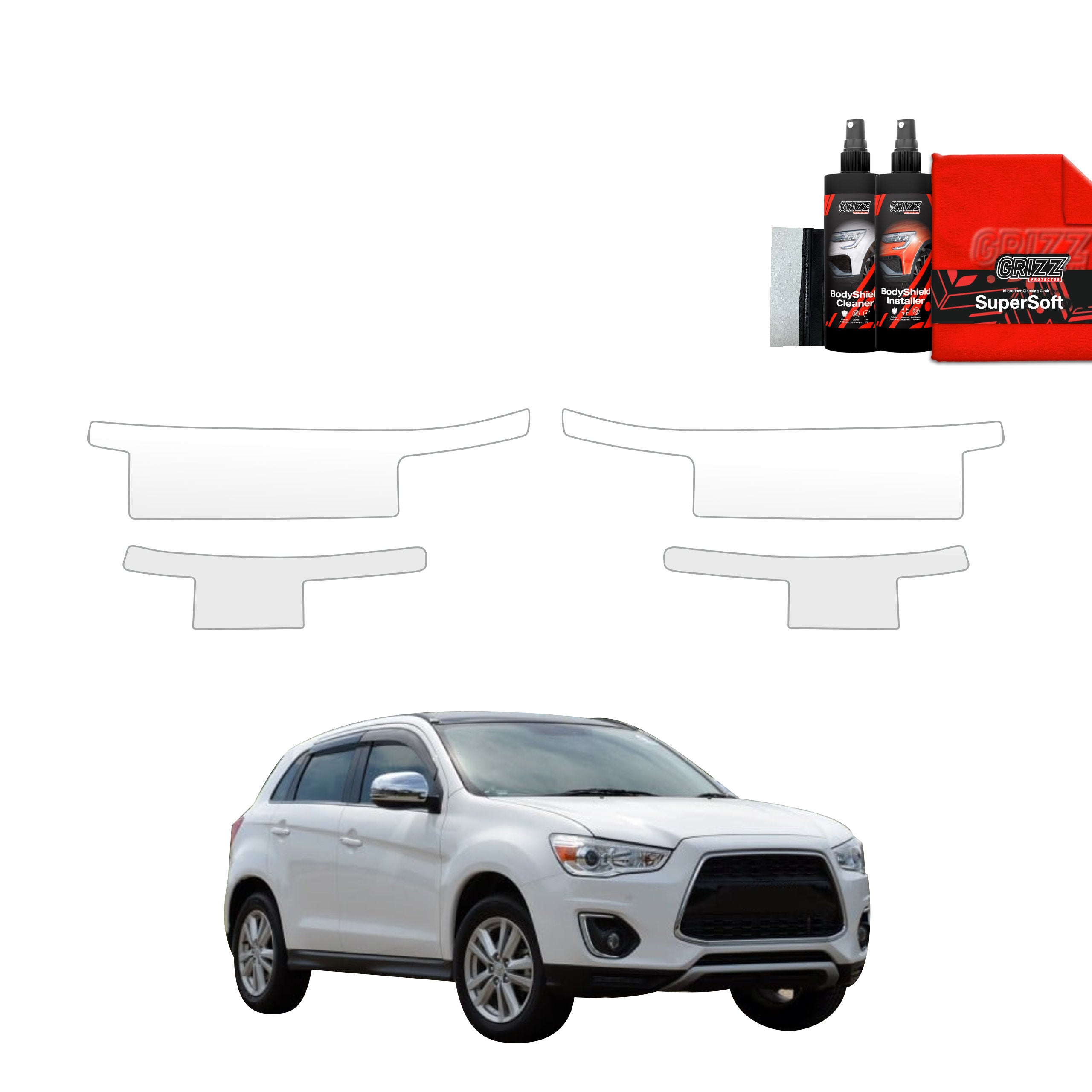 4in1 Schutzfolie Grizz Protector für Schweller - Mitsubishi ASX (2010-2019)