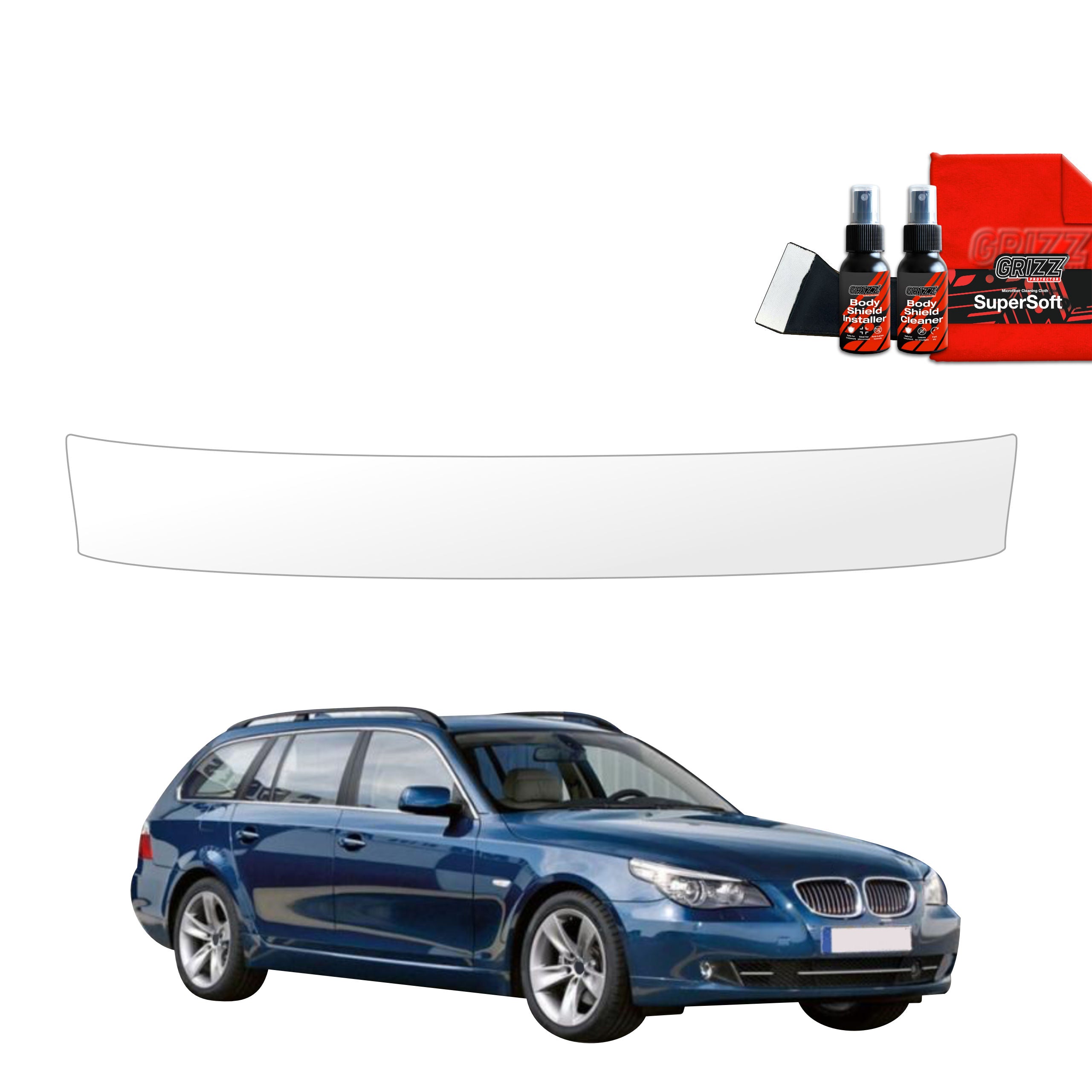 Schutzfolie Grizz Protector für Ladekante - BMW 5 E61 Kombi LCI (2007-2010)