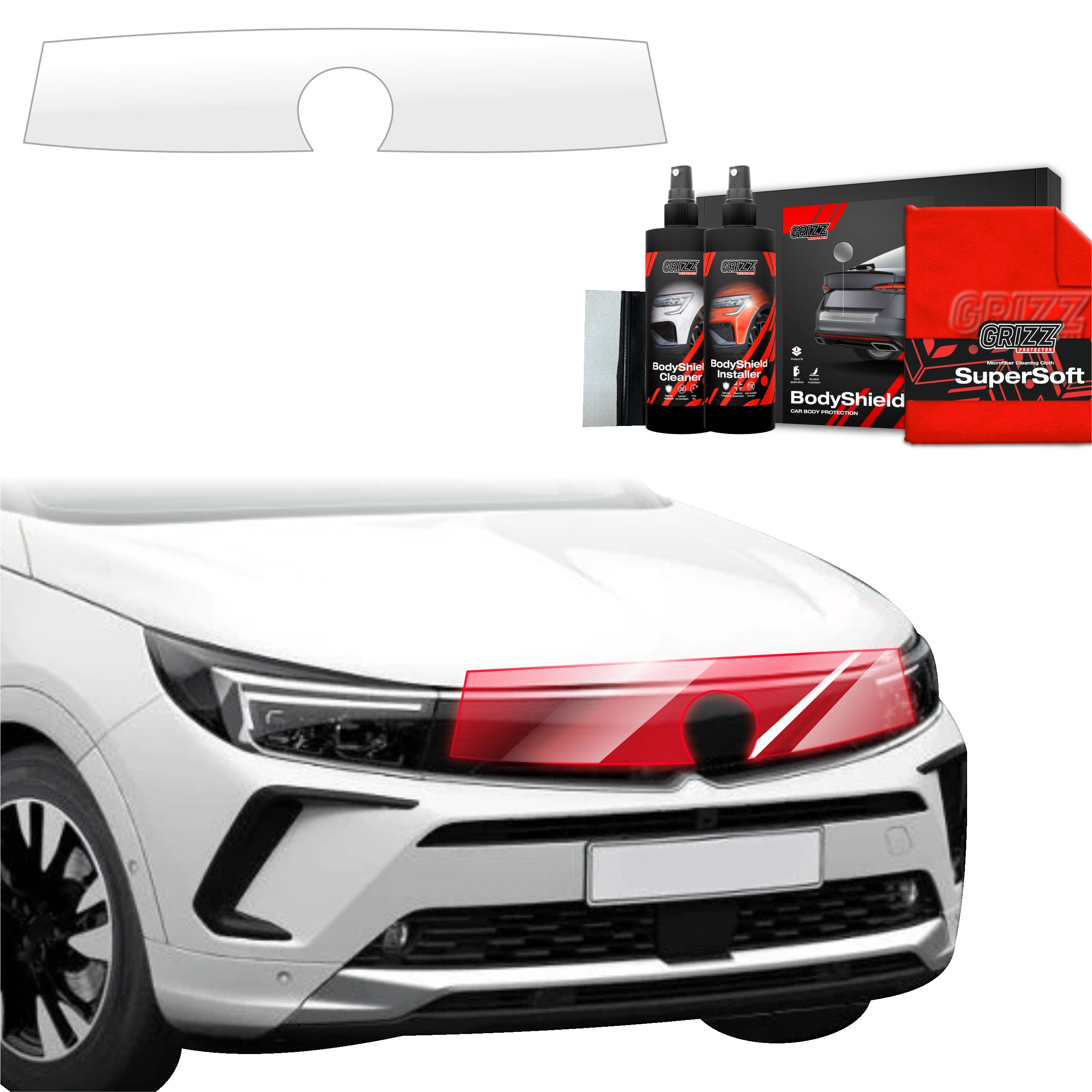 Schutzfolie Grizz Protector für Motorhaube - Opel Grandland (2021-2024)