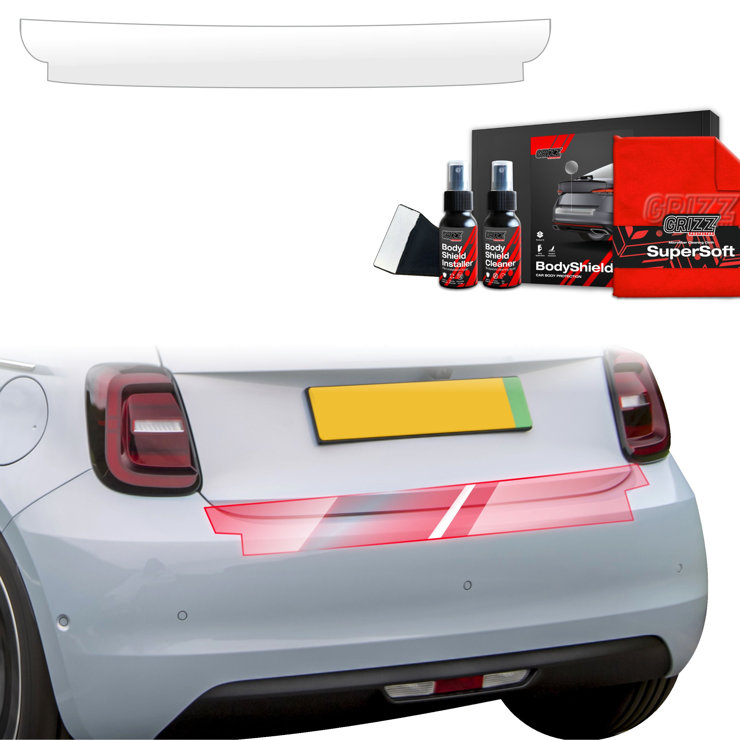 Schutzfolie Grizz Protector für Ladekante - Fiat 500 (2016-2026)