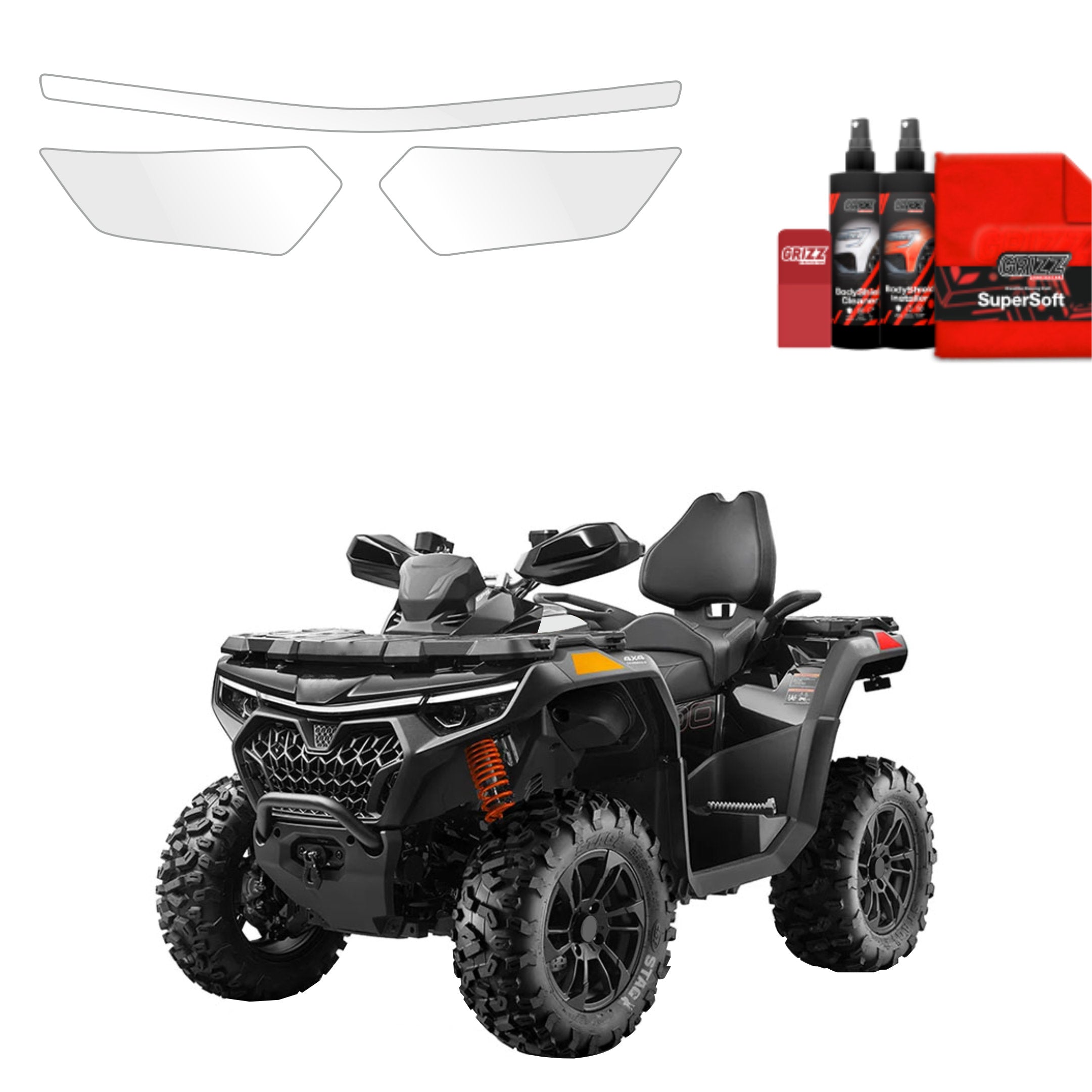 2in1 Schutzfolie Grizz Protector - CFMOTO CFORCE 1000 Touring (2024-2026)