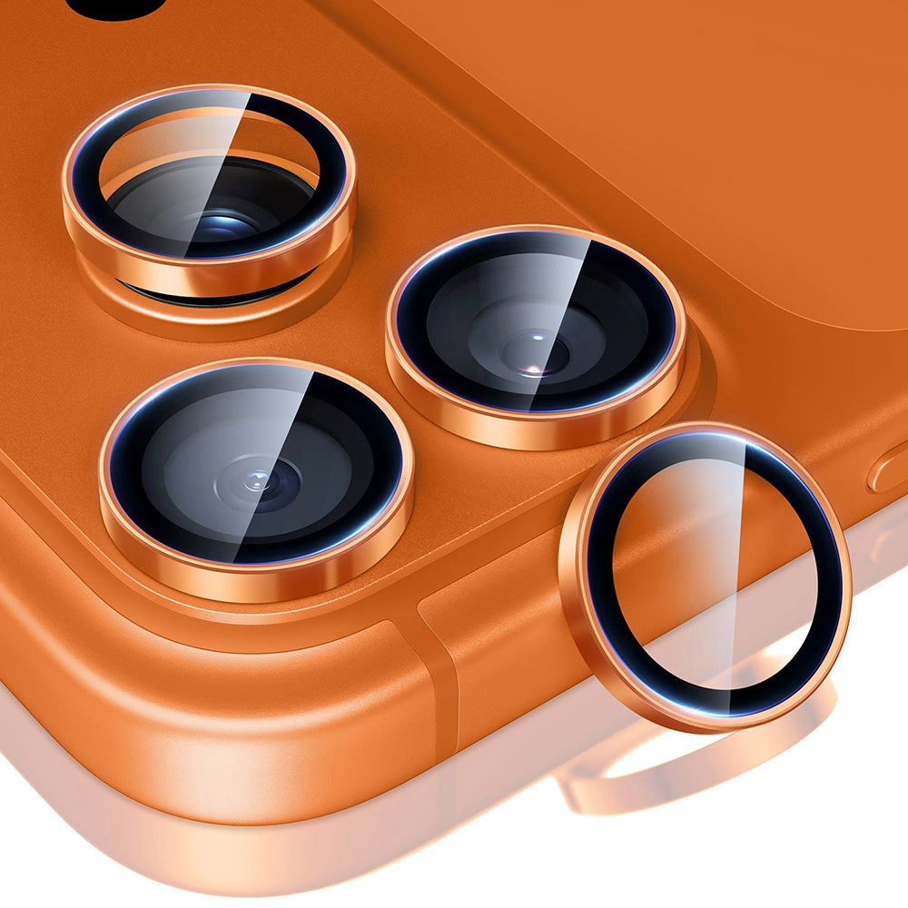 Kameraglas für iPhone 17 Pro / Pro Max / 16 Pro / Pro Max, ESR Armorite Camera Protector, Orange