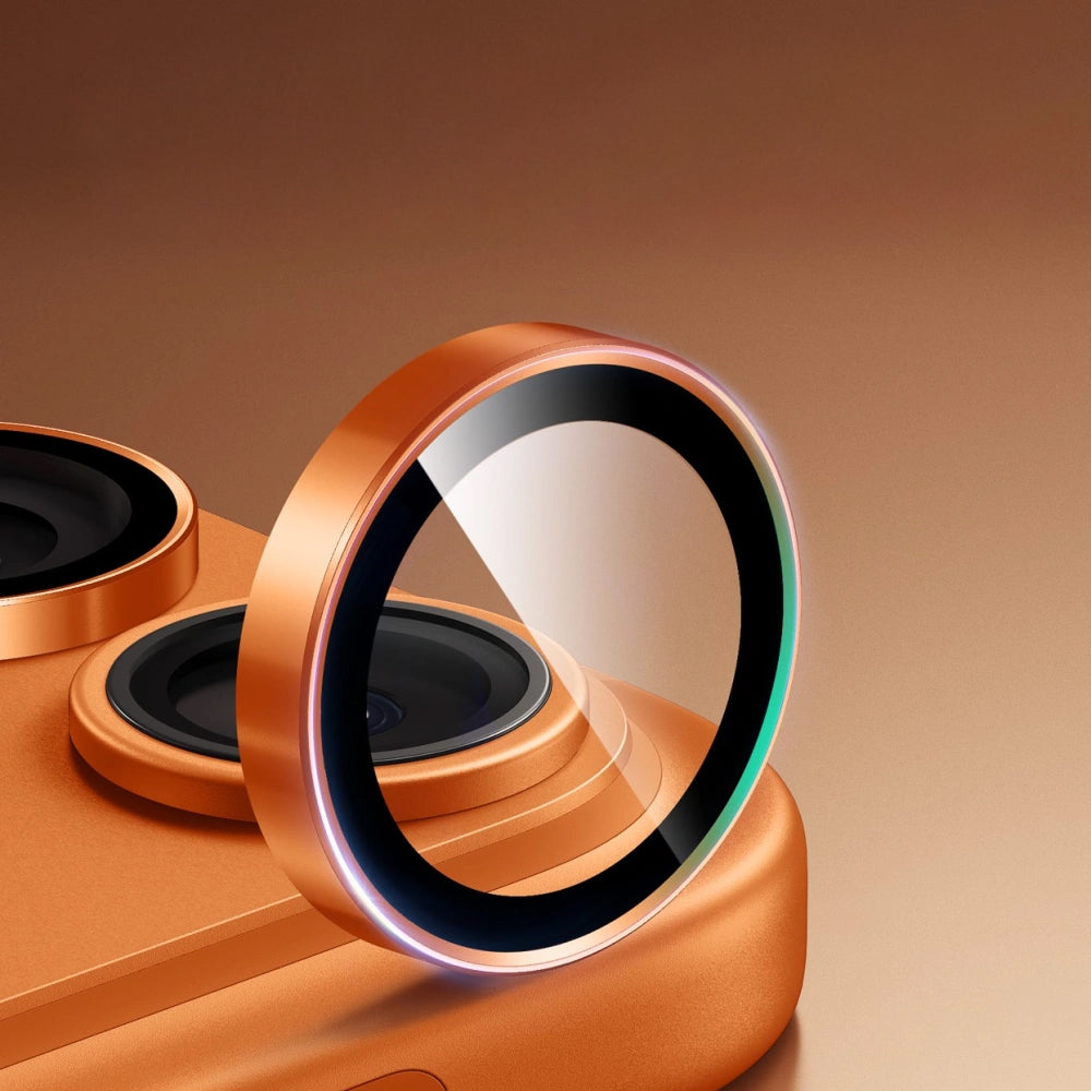 Kameraglas für iPhone 17 Pro / Pro Max / 16 Pro / Pro Max, ESR Armorite Camera Protector, Orange