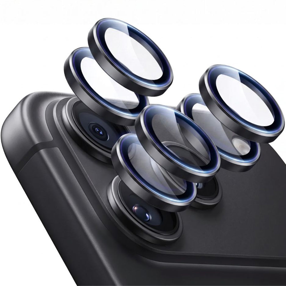 Kameraglas für iPhone 18 Pro / Max, ESR Armorite Camera Lens Protector 2-Pack, Schwarz (2/8)
