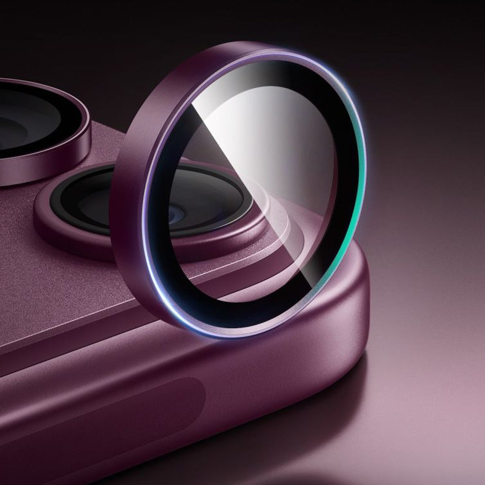 Kameraglas für iPhone 18 Pro / Max, ESR Armorite Camera Lens Protector, Burgunderrot (4/8)